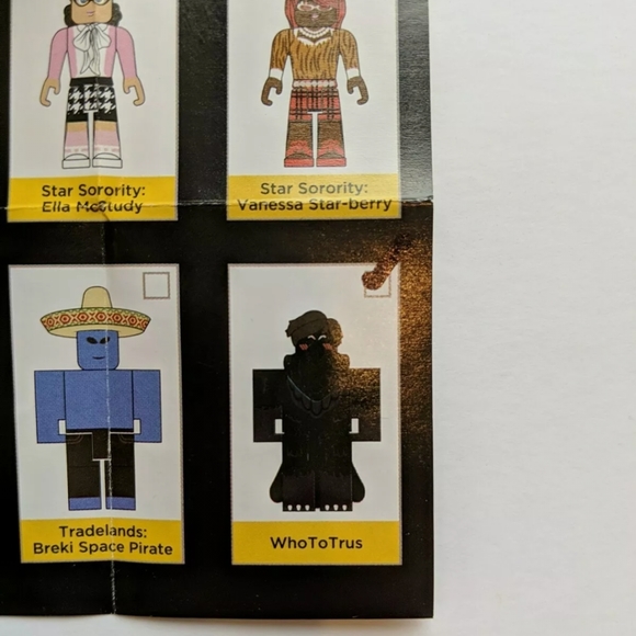 Roblox Celebrity Series 8 WhoToTrus Includes Virtual code feathered felt fedora - Picture 2 of 3